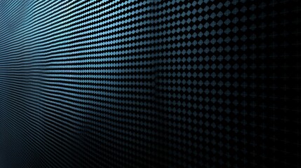 Minimalist abstract wallpaper featuring a grid pattern on a Blue background. Banner template with white space for text, perfect for modern and professional design uses.