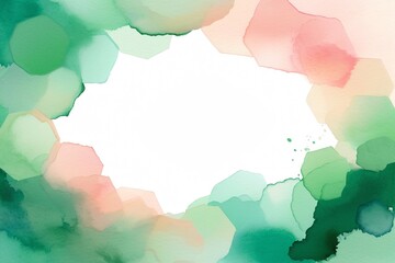 Fototapeta premium Soft Watercolor Background with Abstract Shapes and Light Tones