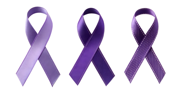 Purple Domestic Violence Awareness Ribbon, Awareness Symbol, Support Patch, Purple Ribbon Icon, PNG Transparent