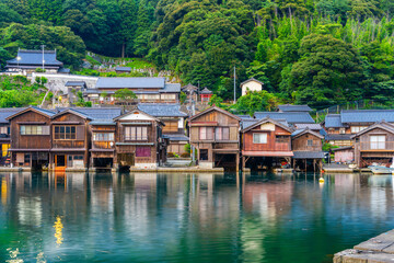 Obraz premium Kyoto, Japan at Ine Bay