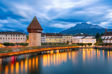 Lucerne, Switzerland on the Reuss Rive