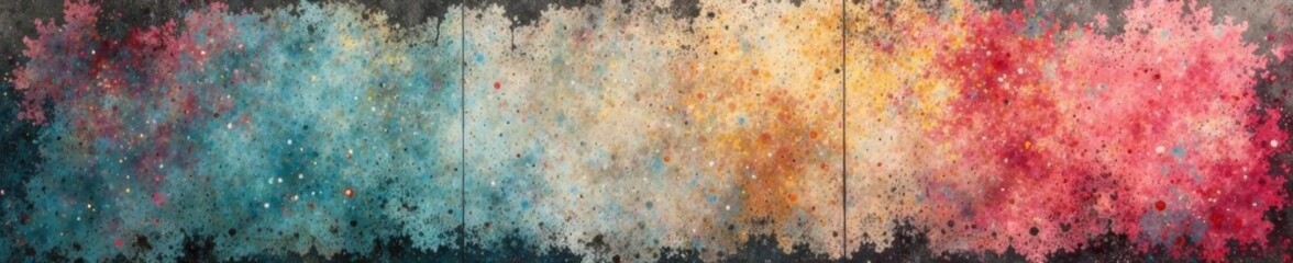 Distressed concrete wall with grunge texture and abstract patterns, rough, urban