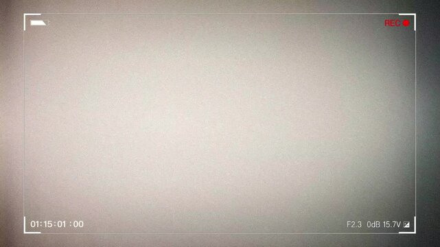 Camera Recording Cinematic Film Frame Overlay, Video Effect.