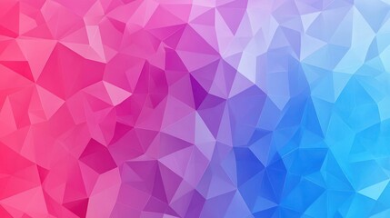 Obraz premium Abstract Pink Blue Purple Triangular Background