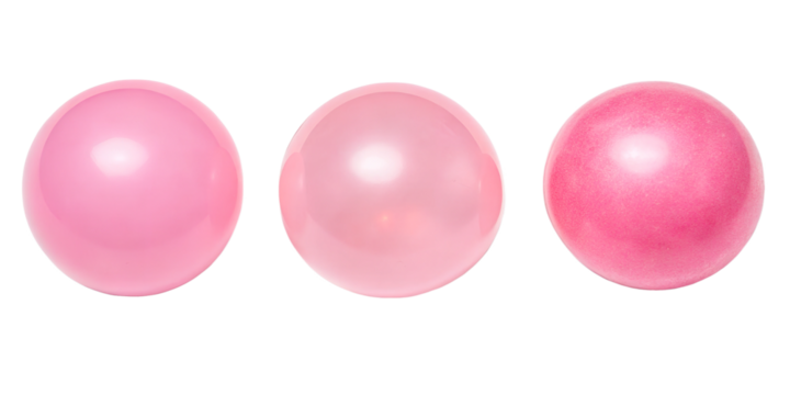 Pink Bubblegum Bubble on White, Fun Bubblegum Bubble, Pink Bubble Design, Sweet Bubblegum Art, PNG Transparent