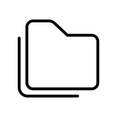 folder multiple vector icon