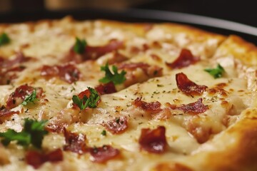 Close-up Of A Delicious Pizza, 