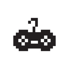 Obraz premium pixelated game controller silhouette 