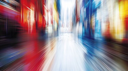 Blurry city street at night.  Possible use Abstract urban background