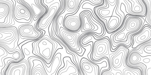 Panorama view gradient multicolor wave curve lines banner background design. Vector illustration. wave Line topography map contour background .Abstract Topographic map background with wave line.