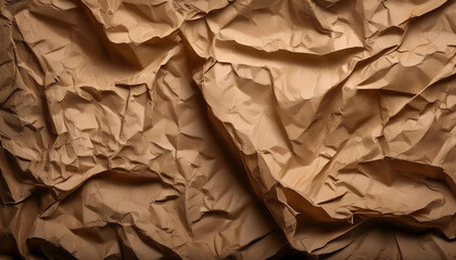 smooth brown crumpled winkle element history paper texture