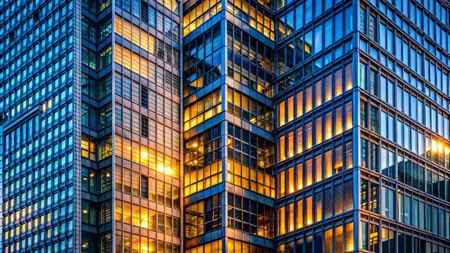 Modern Skyscraper Facade - Clean Lines, Urban Exploration Photography