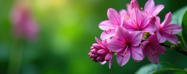 Obraz premium Fleur de lilas avec des feuilles vertes et des tiges ?pines, printemps, mystiques, champagne