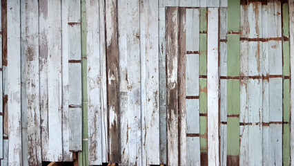 patterns of old wooden house wall