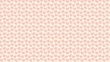 かわいい豚のイラストの背景パターン