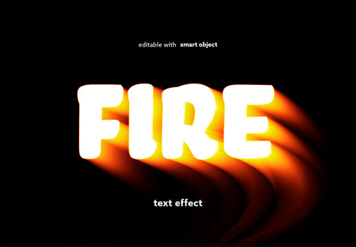 Fire Text Effect