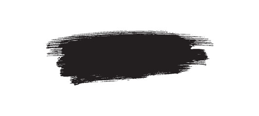 Black Grunge Brush Stroke Vector Illustration, Abstract Hand-Painted Ink Texture, Artistic Paintbrush Splash, Hand painted watercolor brush strokes