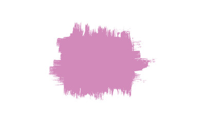 Black Grunge Brush Stroke Texture – Abstract Ink Splash on White Background