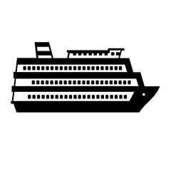 Obraz premium Vehicle transportation black icon pack