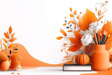 A simple vector illustration of a school reunion invitation with classic typography