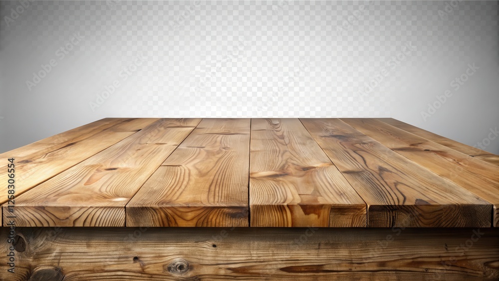 Aufkleber rustic wooden tabletop display perfect for product placement or mockups