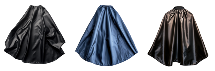 Hairdressing cape isolated on a transparent background