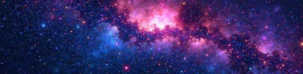 Obraz premium Galactic background with stars and dark nebulae , cosmic, night sky, starry