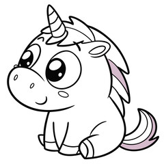 A whimsical, colorful plush unicorn toy with a vibrant rainbow mane and horn,  soft fluffy texture.