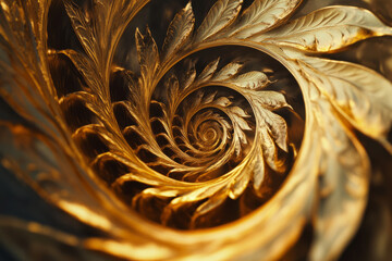 dynamic golden spiral continuously twisting and expanding, creating a smooth animated background that evokes a sense of growth and transformation.