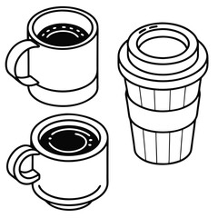 Create a diverse set of vector illustrations depicting various types of leaves, flowers, and botanical elements in a clean, modern style suitable for print and digital use.