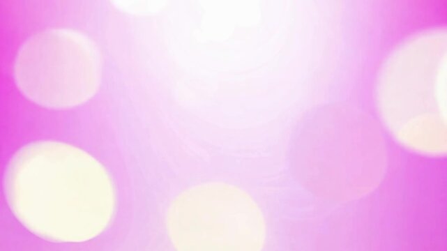 Soft Pink Gradient with Blurred Light Orbs