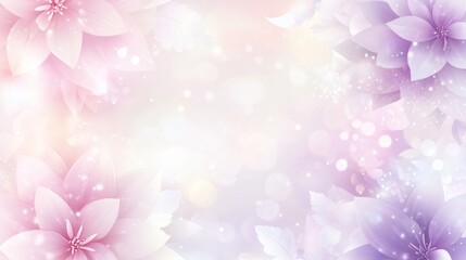 Light Pink Lavender and White Dahlias Against a Soft Dreamy Bokeh Background