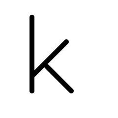lowercase-k