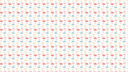 かわいい傘の背景、イラストのパターン