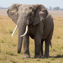Fototapeta premium Gentle Giant: Elephant in the Wild 