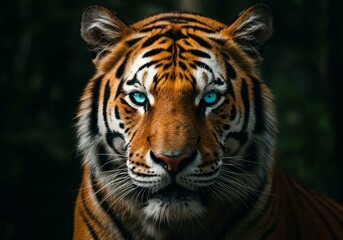 Fototapeta premium Siberian Tiger Close-Up 