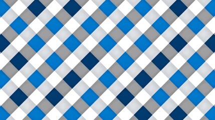 Stylish Geometric Pattern with Blue and Gray Diamond Shapes