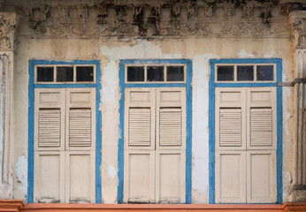 Ancient traditional Sino Portuguese style building