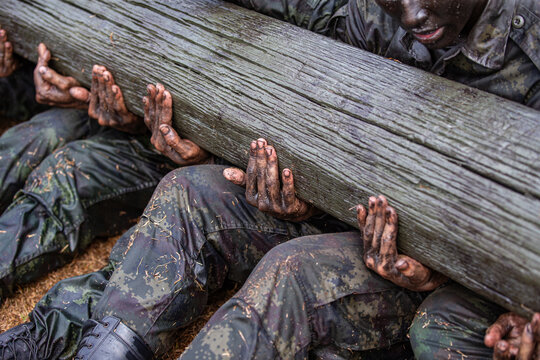 Military, strength endurance training, Military training ,RIGGER,  
Entering The Parachute Rigging Course, Quartermaster Department, Royal Thai Army
