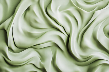 Fototapeta premium organic flowing lines in light green, gently mixing with black to create a harmonious and calming composition.