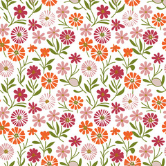 Ditsy floral pattern