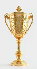 Elegant Golden Trophy Cup