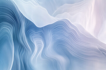 A serene blue and white abstract background with soft gradients, gentle waves, and a calming atmosphere. Perfect for relaxing, nature-inspired, and wellness visuals.