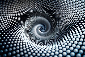 Abstract Black and White Dot Texture: Dynamic Patterns & Contrasting Backgrounds - Tilt-Shift Photography