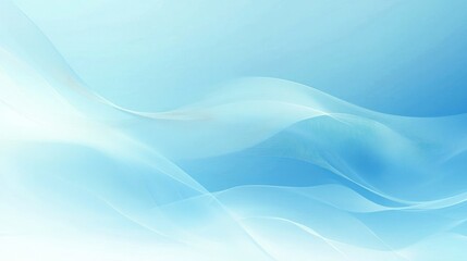 Fototapeta premium A serene abstract background featuring soft blue hues and gentle curves, ideal for designs that evoke tranquility and calmness.