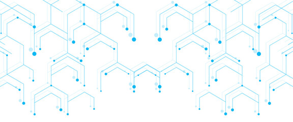 Obraz premium Vector hexagon geometric hexagon diagram concept with simple hexagonal