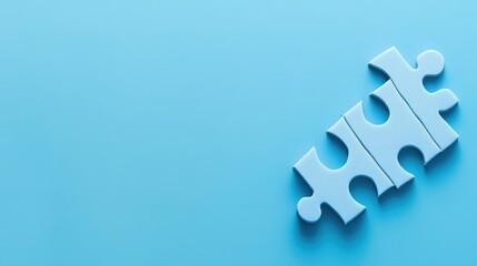 Obraz premium Puzzle. Business strategy, success solution, jigsaw games symbol. Idea metaphor. Creative idea, connection, challenge, partnership, teamwork, match