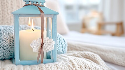 Cozy candlelit serenity