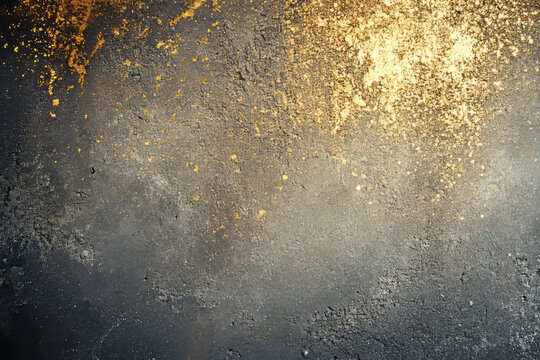 Abstract backdrop with glittering gold overlaid on a soft stone texture, evoking a sense of opulence and elegance with a sleek, modern finish.