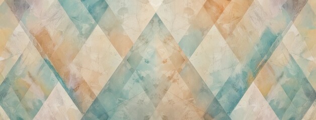 Fototapeta premium Abstract Geometric Background with Soft Colors and Textured Patterns